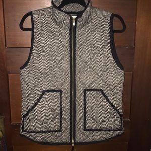 J Crew Classic Herringbone Vest